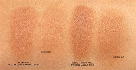 chanel les beiges bronzer swatches